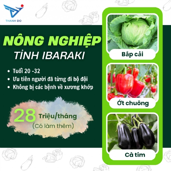 TUYÊN DỤNG 2F NAM ĐƠN HÀNG NÔNG NGHIỆP